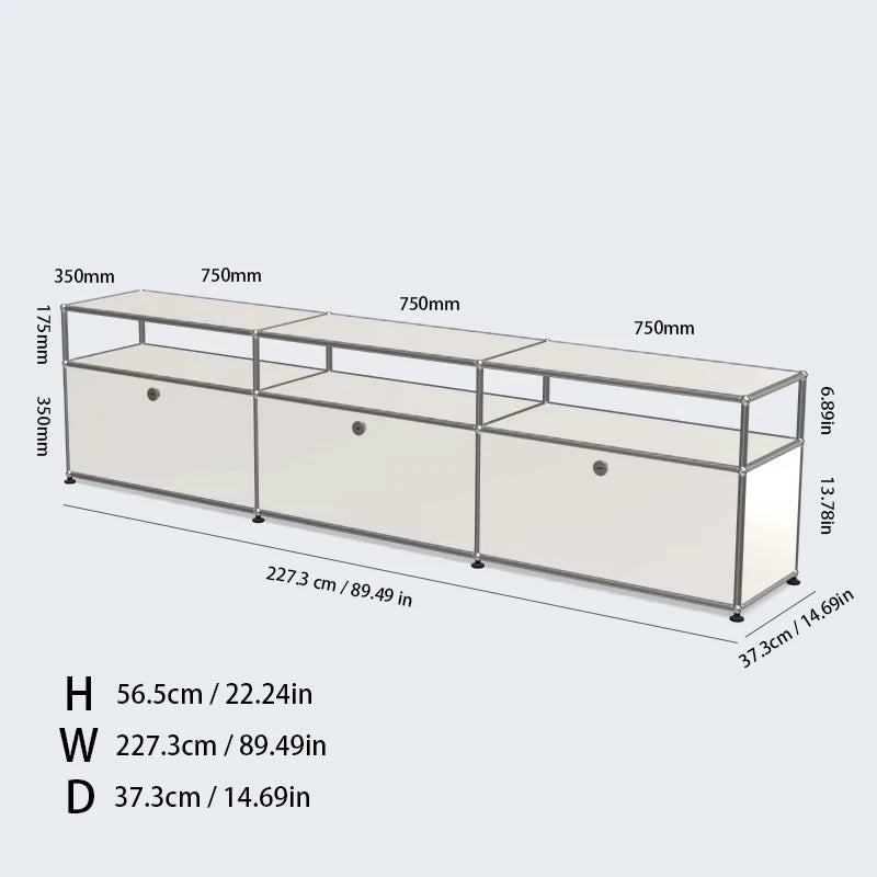 Tv Stand Storage Cabinets Corner Cabinet Metal Storage Display Cabinet Living Room Module Modular DIY FurnitureFurniture