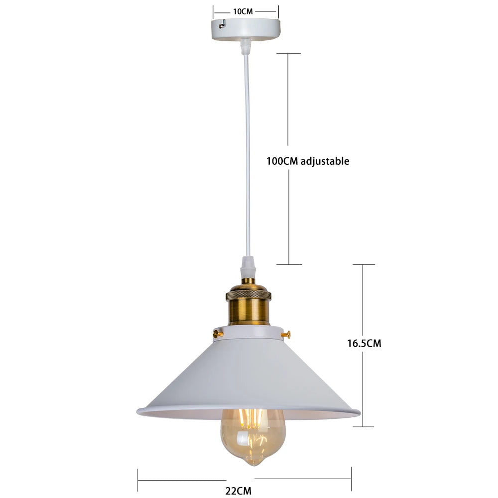Vintage Pendant Lights Loft Russia Pendant Lamp Retro Hanging Lamp Lampshade For Kitchen Dining Bedroom Home Lighting E27