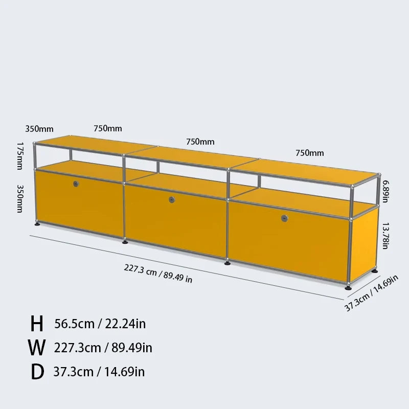Tv Stand Storage Cabinets Corner Cabinet Metal Storage Display Cabinet Living Room Module Modular DIY FurnitureFurniture