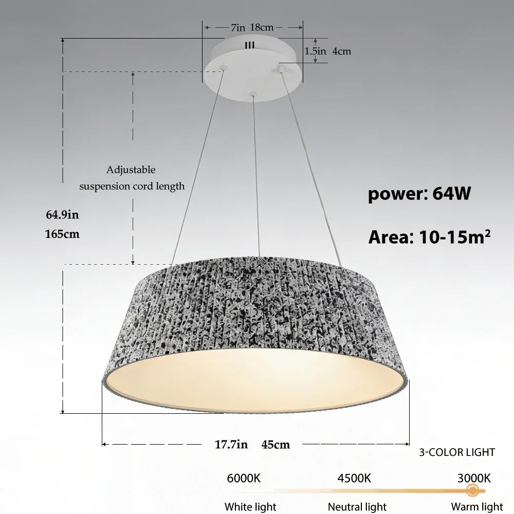 Scandinavian Ceiling Chandelier Living Room Glass Lamps Bedroom Ceiling Lamp Kitchen Hanging Lights Home Decor Lighting Fixtures