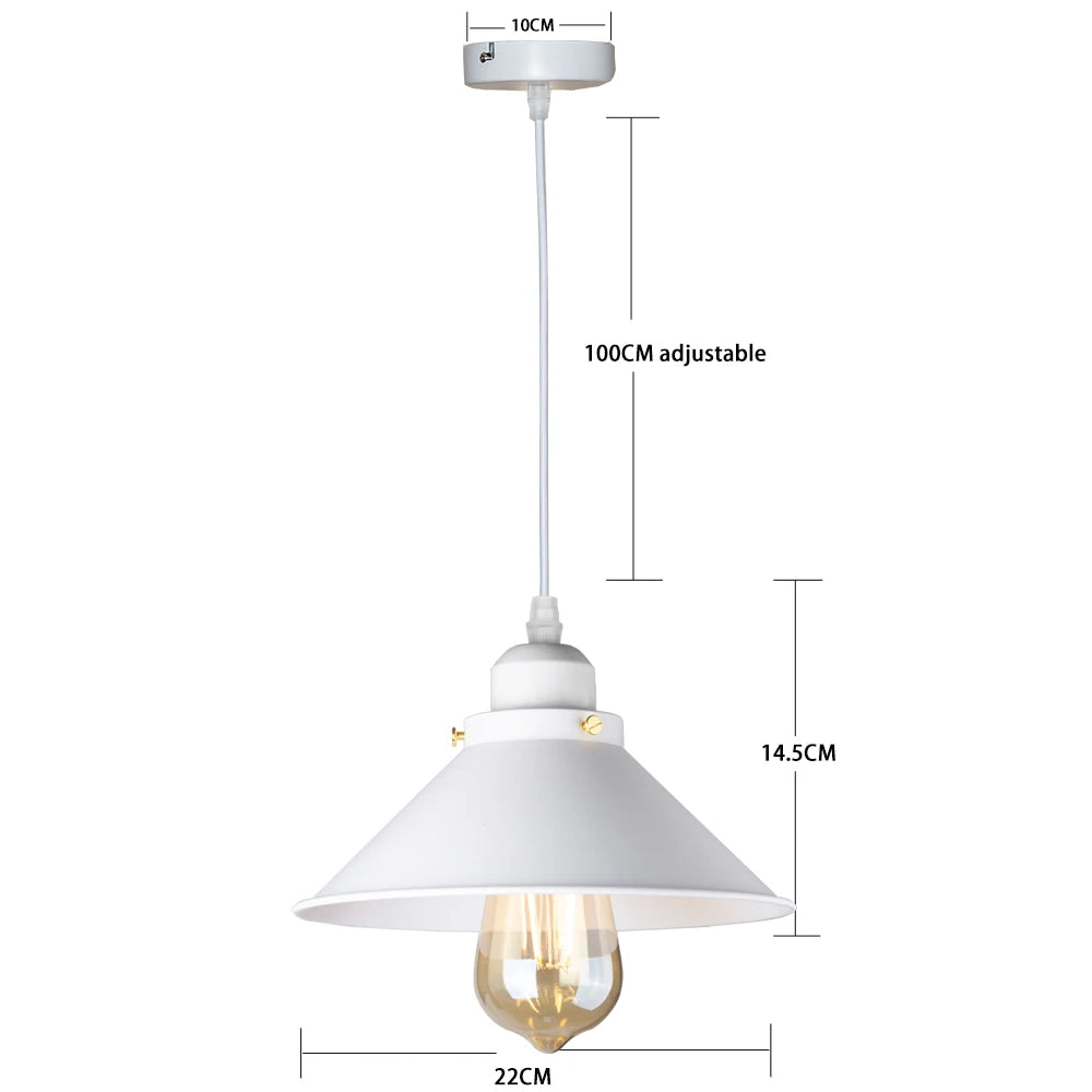 Vintage Pendant Lights Loft Russia Pendant Lamp Retro Hanging Lamp Lampshade For Kitchen Dining Bedroom Home Lighting E27