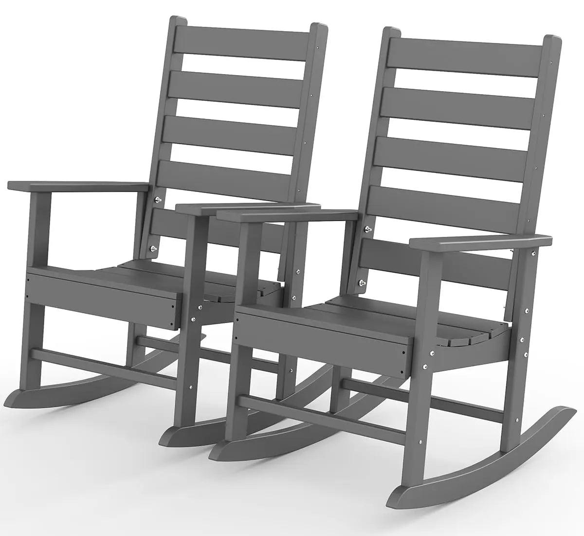 Outdoor-Rocking-Chairs-Set-of-2 Plastic | Patio Rockers  Porch Rocker Chair  Shaker  Oversized | High, Customized