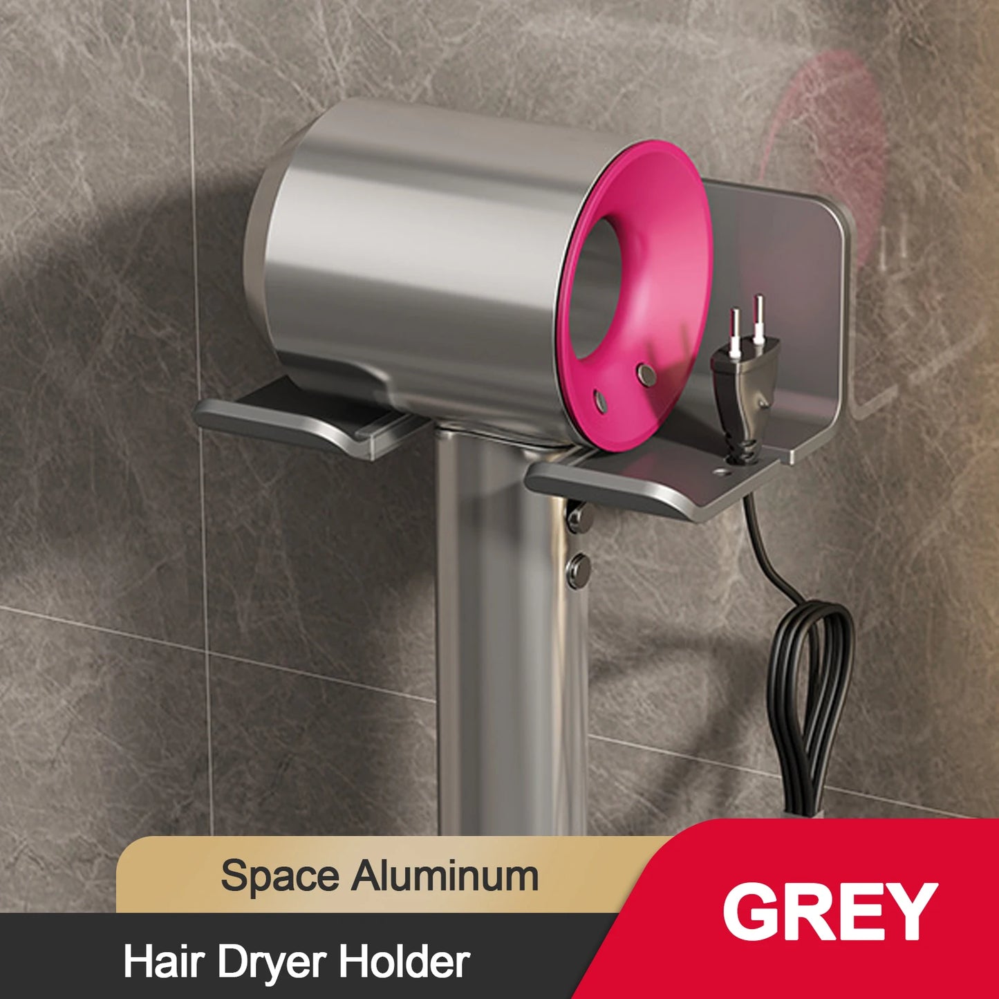 Hair Dryer Holder Wall Dryer Cradle Straightener Stand Hairdryer Organizer Box Toilet Blower Holder Shelf Bathroom Accessories