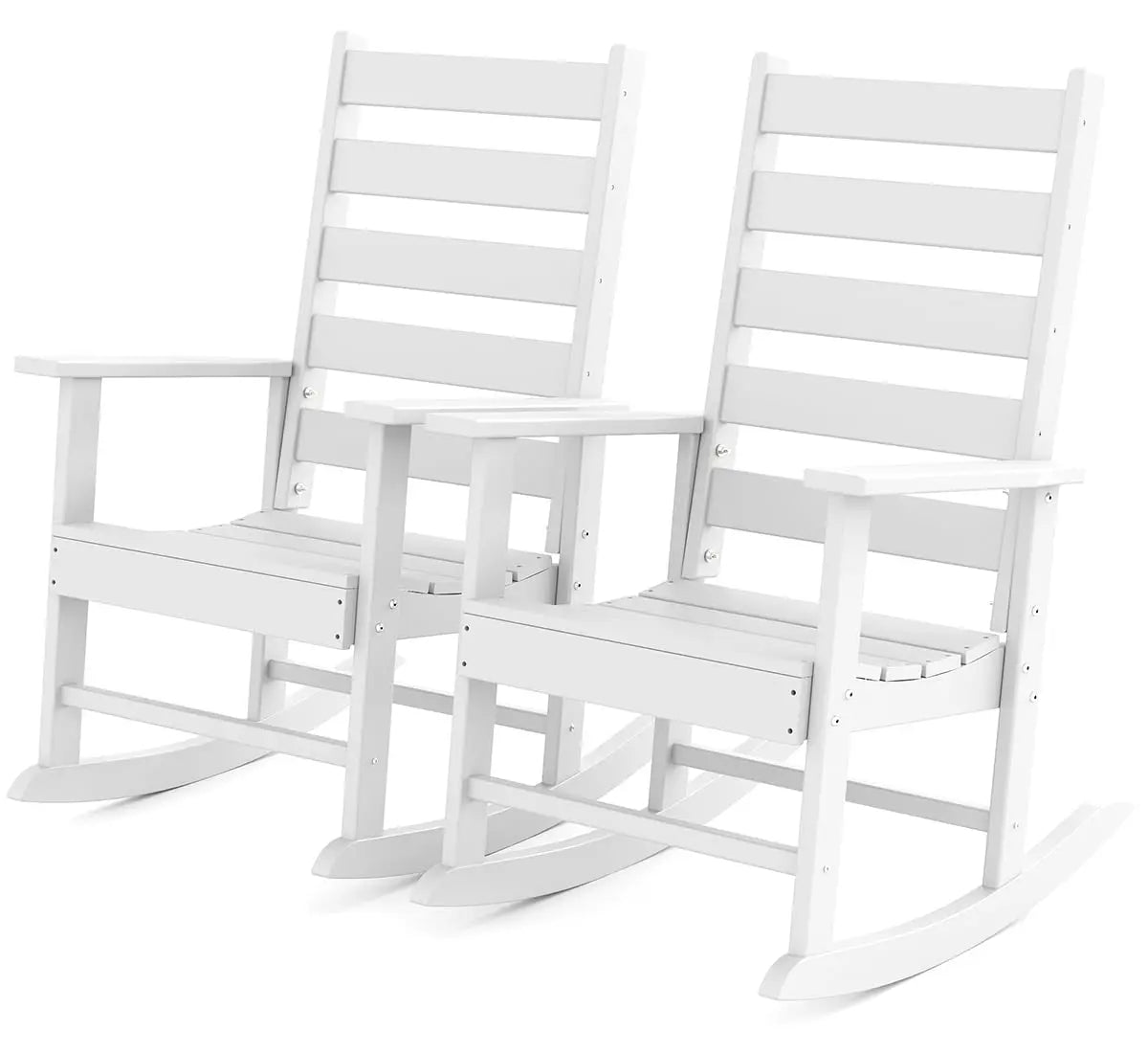 Outdoor-Rocking-Chairs-Set-of-2 Plastic | Patio Rockers  Porch Rocker Chair  Shaker  Oversized | High, Customized