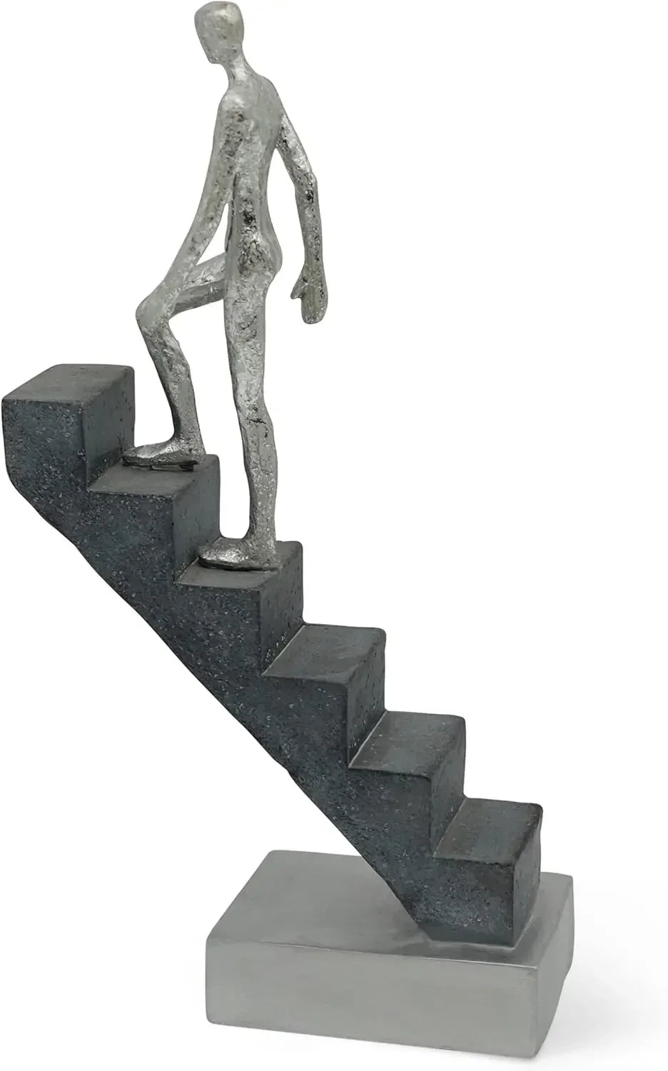 Modern Desk Decor 'Top of The Rock' - Abstract Sculpture 11" as Motivation - Modern Home Decor Figure Made of Marble Resin - Aes