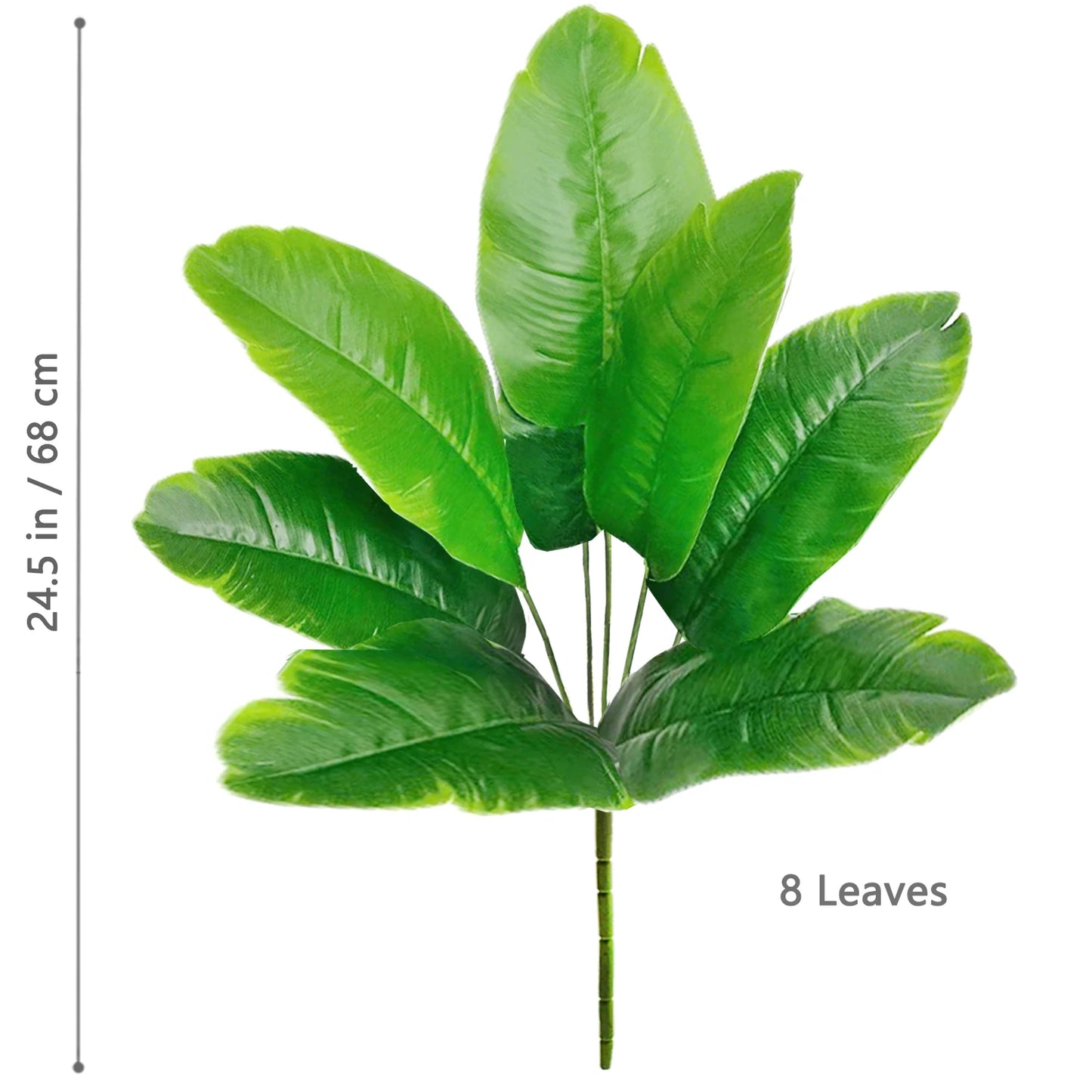 65-90-125cm  Large Tropical Palm Tree Fake Banana Plant Leaves Real Touch Strelitzia Reginae Plastic Plant for Home Garden