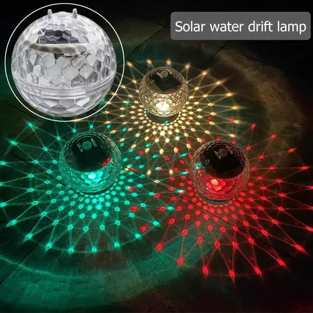 Solar Powered Pond Floating Light LED Magical Ball Light IP66 Waterproof Swimming Pool Lamp Fountain Garden Decoration