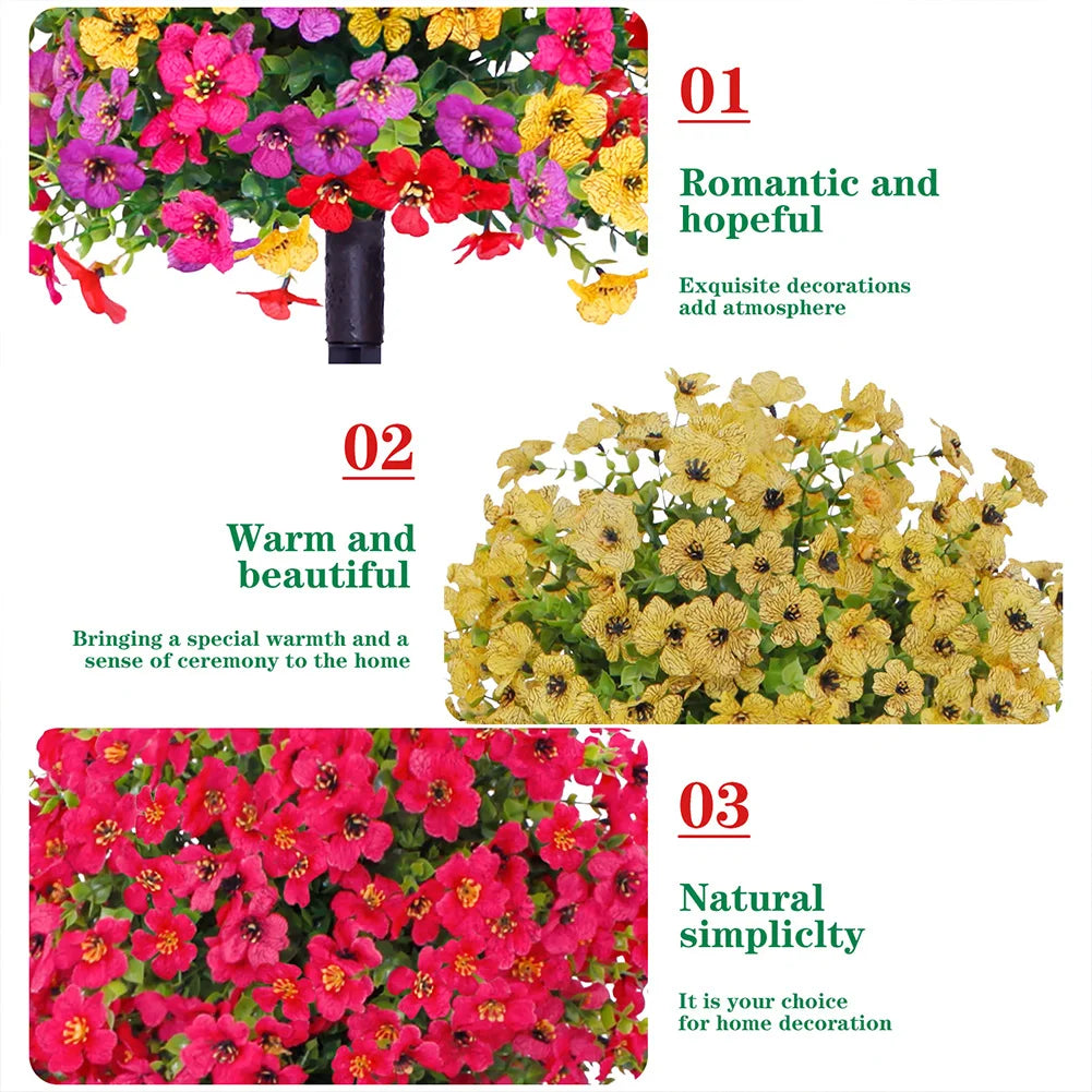 2Pcs Artificial Boxwood Topiary Ball Bushes, Anti-UV Outdoor Faux Shrubs with Ground Spike for Porch, Front Garden & Home Decor