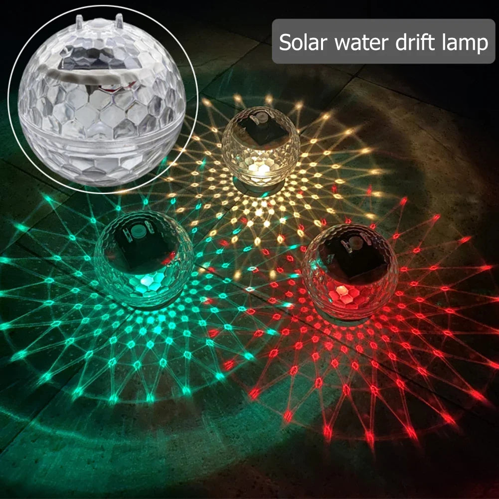 Solar Powered Pond Floating Light LED Magical Ball Light IP66 Waterproof Swimming Pool Lamp Fountain Garden Decoration
