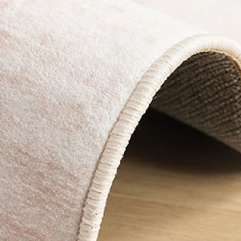 Cream Style Bedroom Decor Carpet Large Area Round Carpets for Living Room Home Thicken Washable Floor Mat Fluffy Soft Lounge Rug