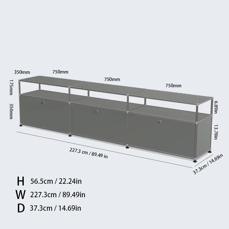 Tv Stand Storage Cabinets Corner Cabinet Metal Storage Display Cabinet Living Room Module Modular DIY FurnitureFurniture