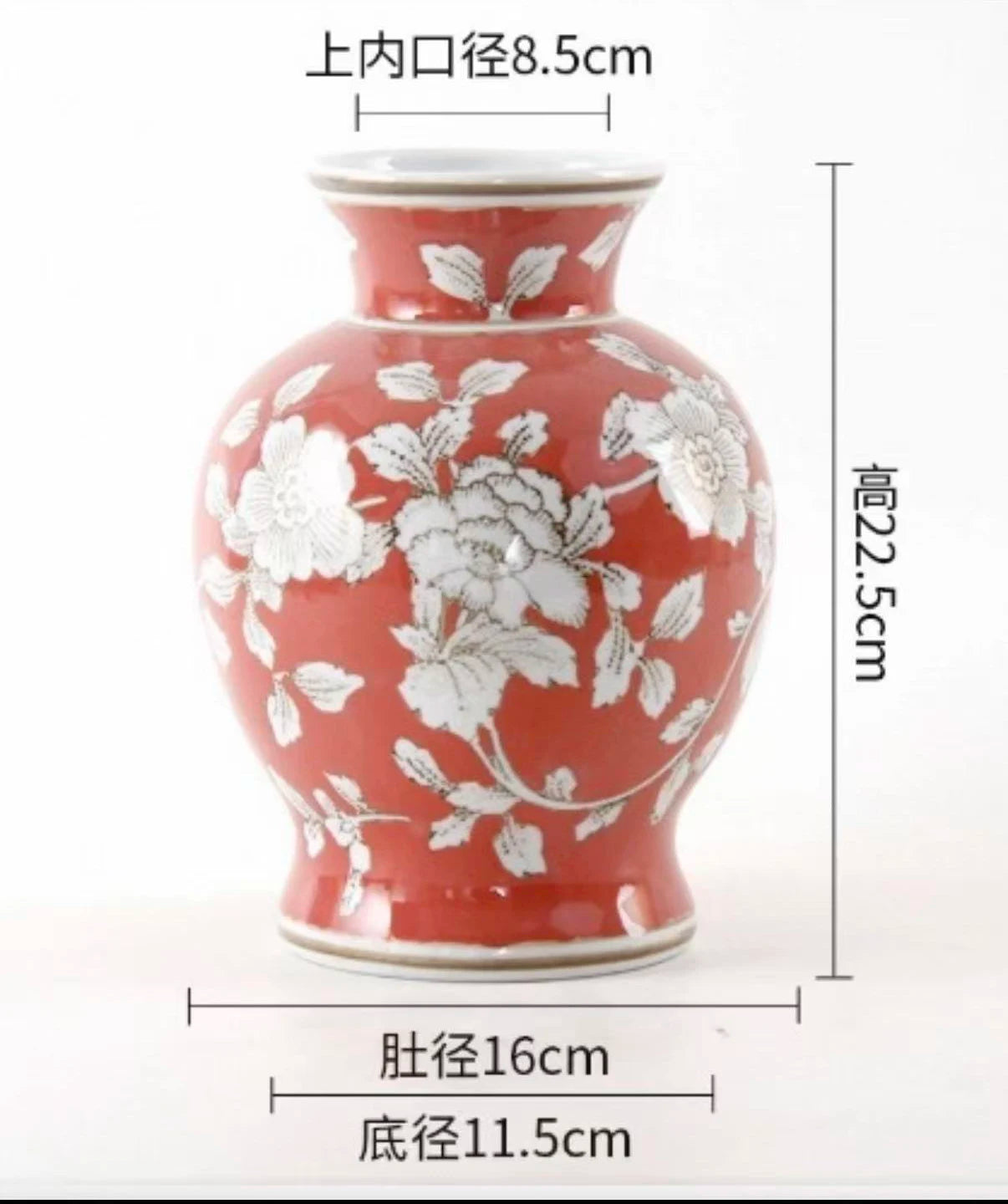 Blue and White Porcelain Retro Vase Ceramic Painted Flower Potted Plant Floral Hydroponic Vase Crafts Decoration Indoor Ornament