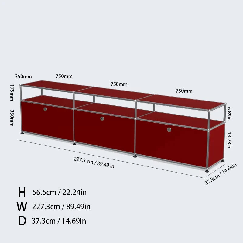 Tv Stand Storage Cabinets Corner Cabinet Metal Storage Display Cabinet Living Room Module Modular DIY FurnitureFurniture