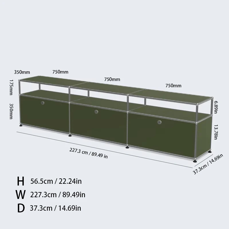 Tv Stand Storage Cabinets Corner Cabinet Metal Storage Display Cabinet Living Room Module Modular DIY FurnitureFurniture