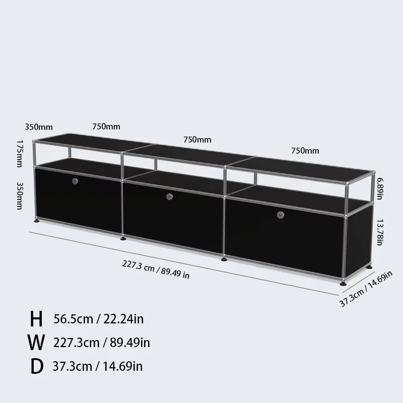 Tv Stand Storage Cabinets Corner Cabinet Metal Storage Display Cabinet Living Room Module Modular DIY FurnitureFurniture