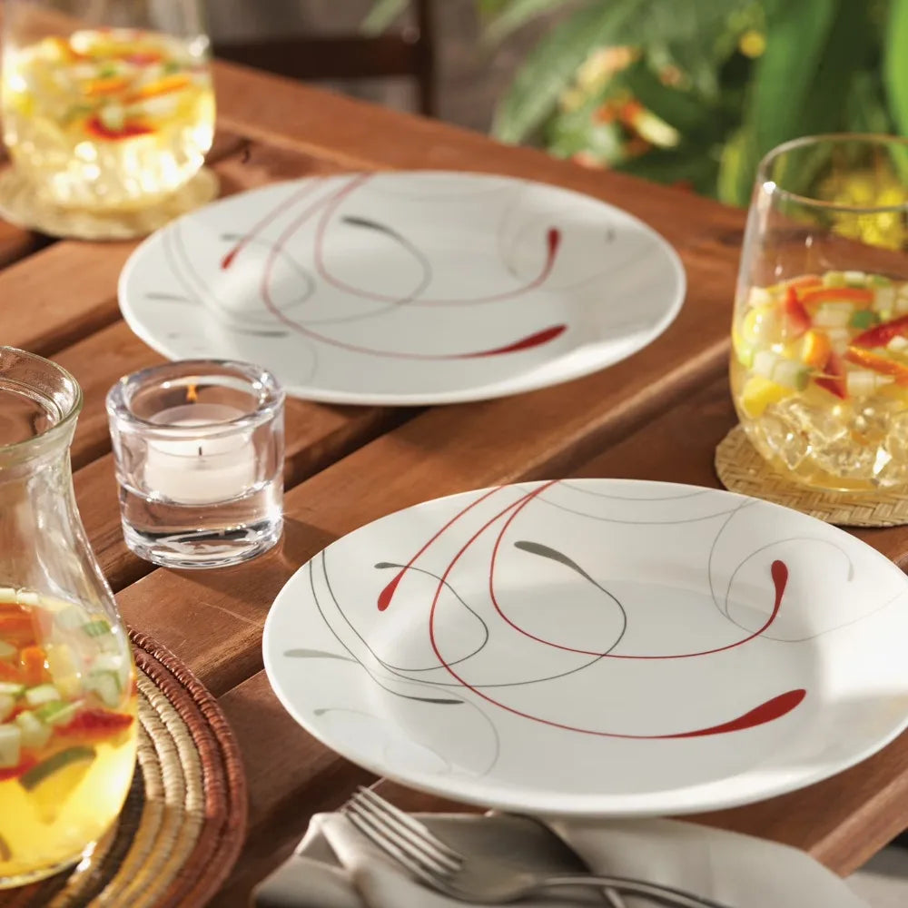 Corelle Splendor 12-Piece Glass Dinnerware Set (Service for 4)
