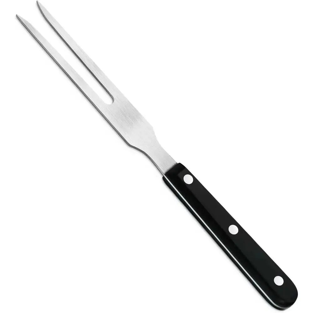 Meat Cooking Fork Stainless Steel - 10.8 Metal Serving Forks for Meat Carving Heavy Duty Two Prong Fork for Grill Lifting Barbec