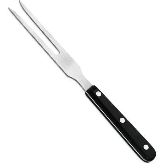 Meat Cooking Fork Stainless Steel - 10.8 Metal Serving Forks for Meat Carving Heavy Duty Two Prong Fork for Grill Lifting Barbec