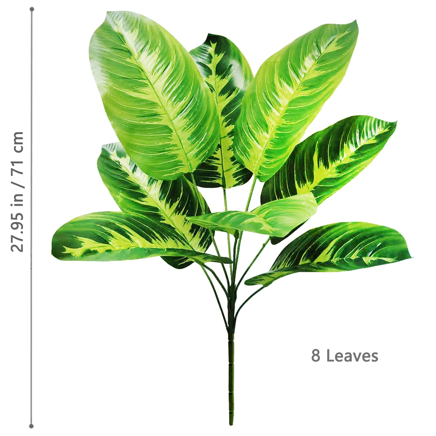 65-90-125cm  Large Tropical Palm Tree Fake Banana Plant Leaves Real Touch Strelitzia Reginae Plastic Plant for Home Garden