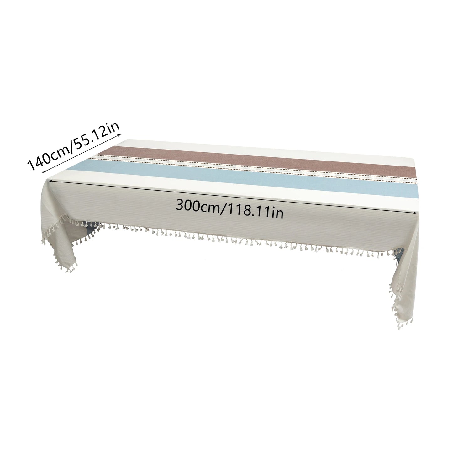 Waterproof Tablecloth, Home Cotton Linen Dining Table Cloth, 140 * 300cm-,Rectangle Table Cloths, Rustic Tablecloth, Table Cover