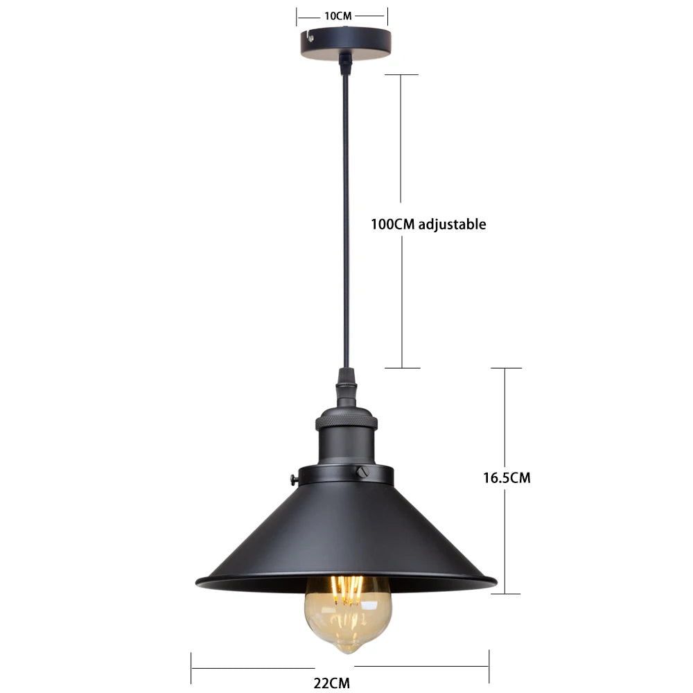 Vintage Pendant Lights Loft Russia Pendant Lamp Retro Hanging Lamp Lampshade For Kitchen Dining Bedroom Home Lighting E27
