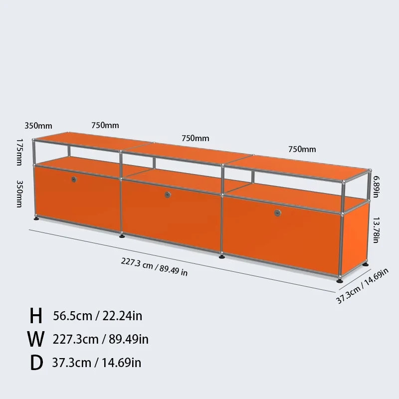 Tv Stand Storage Cabinets Corner Cabinet Metal Storage Display Cabinet Living Room Module Modular DIY FurnitureFurniture