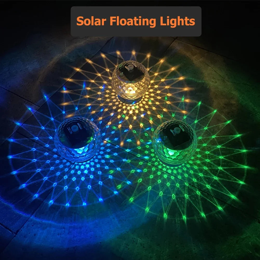 Solar Powered Pond Floating Light LED Magical Ball Light IP66 Waterproof Swimming Pool Lamp Fountain Garden Decoration