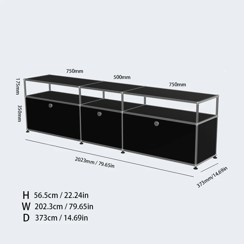 Tv Stand Storage Cabinets Corner Cabinet Metal Storage Display Cabinet Living Room Module Modular DIY FurnitureFurniture
