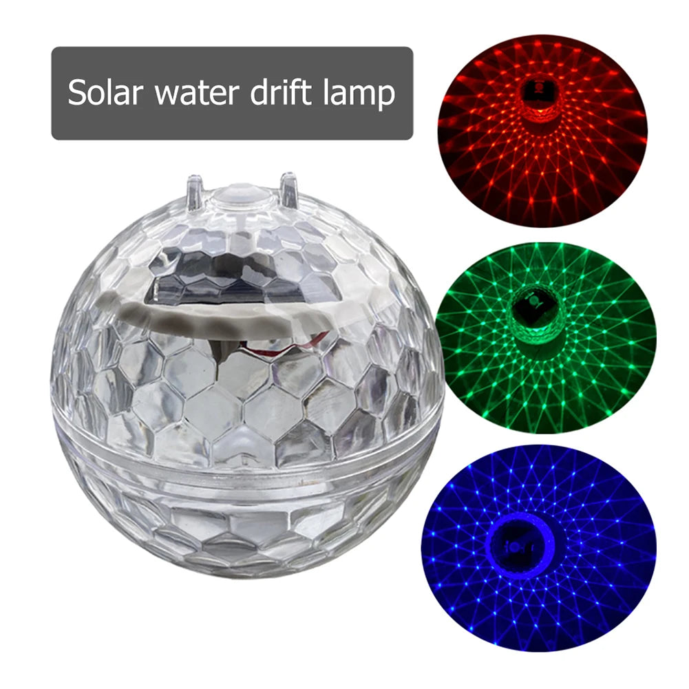 Solar Powered Pond Floating Light LED Magical Ball Light IP66 Waterproof Swimming Pool Lamp Fountain Garden Decoration