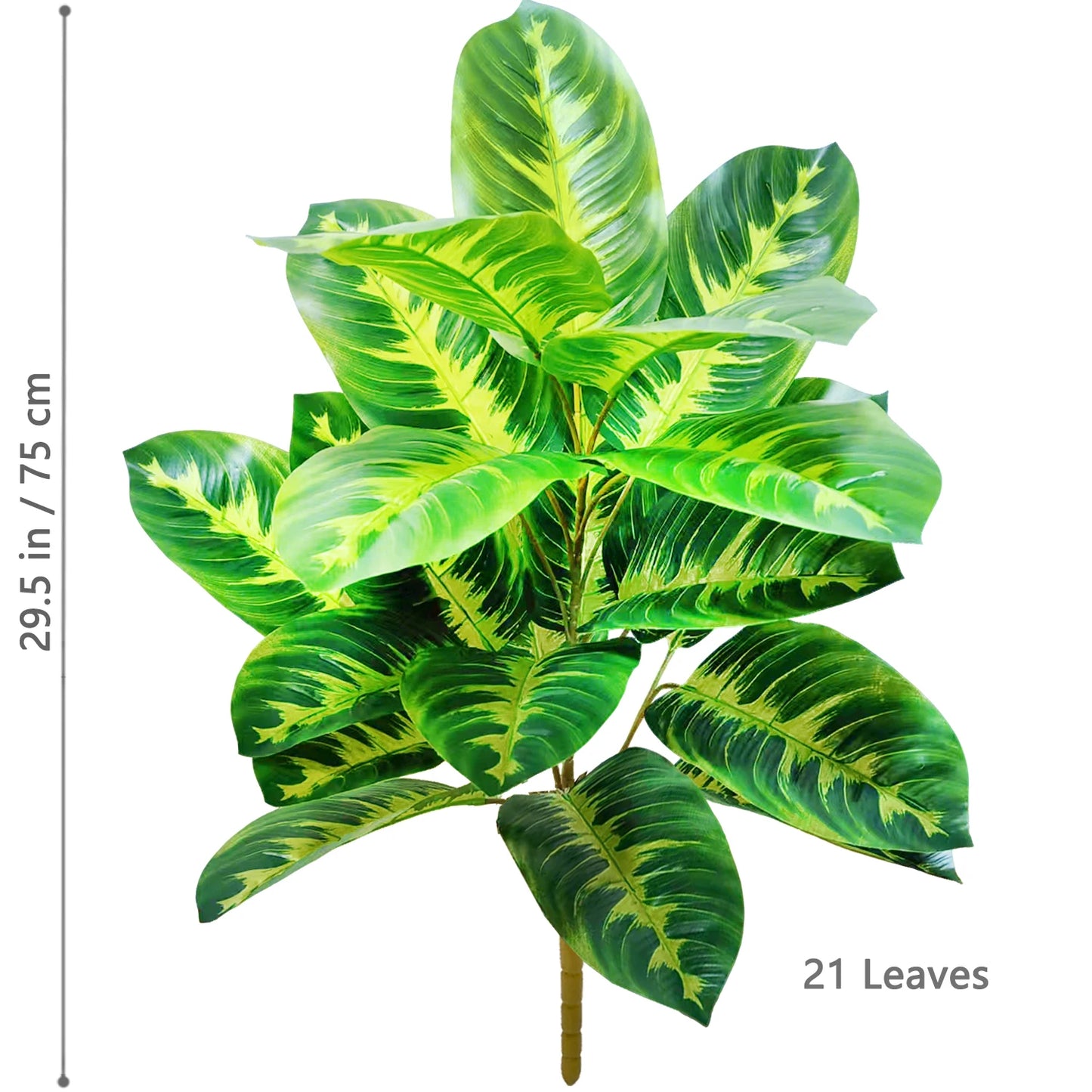 65-90-125cm  Large Tropical Palm Tree Fake Banana Plant Leaves Real Touch Strelitzia Reginae Plastic Plant for Home Garden